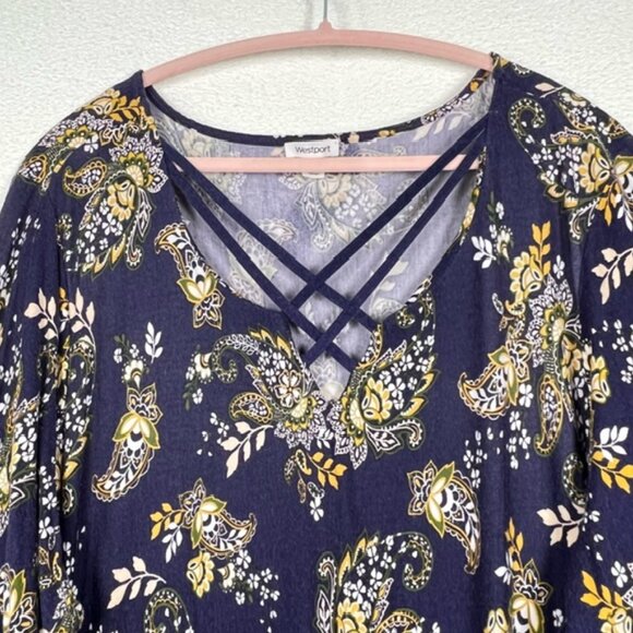 Westport Womens Plus Size Tunic 3X - Picture 3 of 6